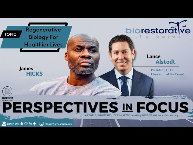 Video thumbnail for Regenerative Biology For Healthier Lives | 1:1 w/ Lance Alstodt, BioRestorative, CEO