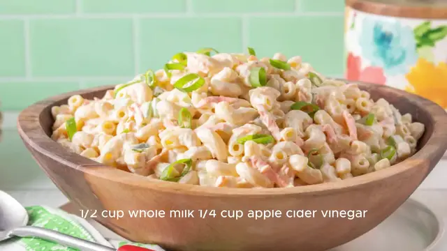 Video thumbnail for hawaiian mac salad recipe