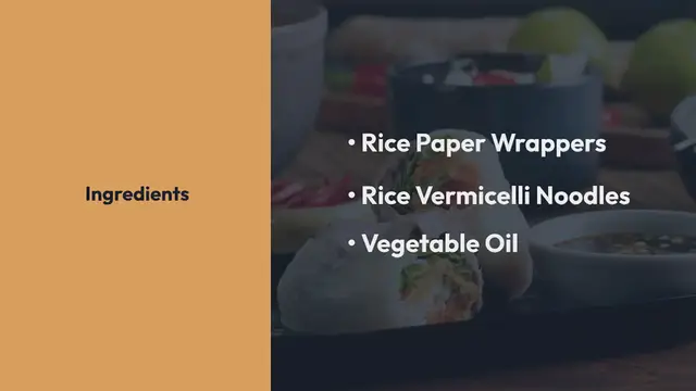 Video thumbnail for American Pork Spring Rolls Recipe