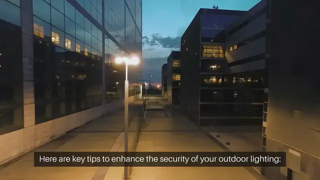 Video thumbnail for How To Secure Yours Home Outdoor Lighting