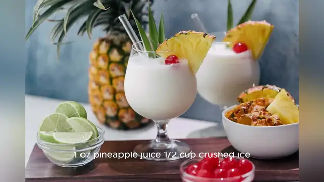 'Video thumbnail for pina colada cocktail recipe'
