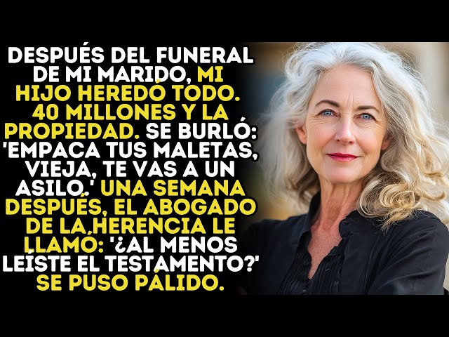 Video thumbnail for Mi Hijo Recibió 40 Millones De Dólares Y Me Echó De Casa. Tres Días Después Elle Me Rogaba Por Ayuda