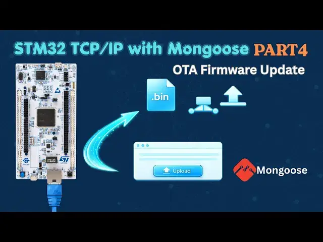 Video thumbnail for STM32 OTA Firmware Update using Mongoose (Part 4)