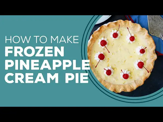 Video thumbnail for Blast from the Past: Frozen Pineapple Cream Pie Recipe