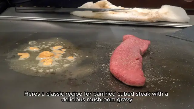 Video thumbnail for cubed steak recipe