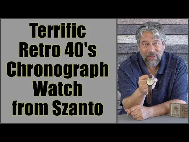 'Video thumbnail for Szanto Desert Sands Chronograph Watch (4553) -- REVIEW'