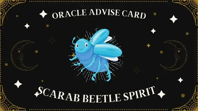 Video thumbnail for Pick A Card | Oracle Advise Card - Scarab beetle spirit