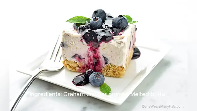 Video thumbnail for blueberry dessert recipe