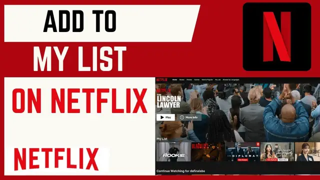 Video thumbnail for How To Add Movies And TV Shows To My List On Netflix