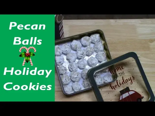Video thumbnail for PECAN BALLS | HOLIDAY COOKIES