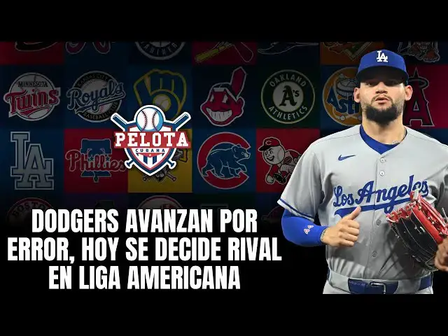 Video thumbnail for Dodgers avanzan por error; hoy se decide el rival en la Liga Americana