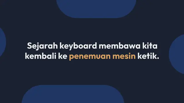 Video thumbnail for Sejarah Revolusi Tata Letak Keyboard Sejak Tahun 1868: