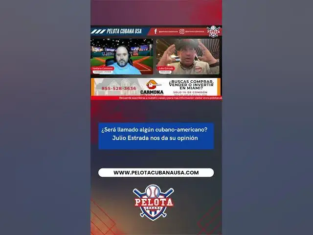 Video thumbnail for ¿Será llamado algún cubano americano al Clásico Mundial?