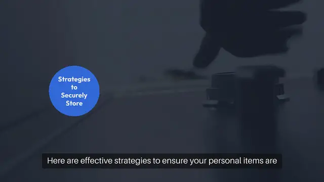 'Video thumbnail for Safe Storage Solutions for Personal Items'