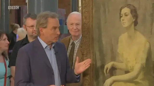 Video thumbnail for Antiques Roadshow Yellow Girl Painting by Matilda Mulvey 121014