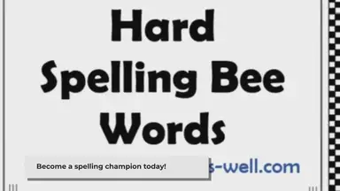 'Video thumbnail for Master 9 Hard Spelling Bee Words'