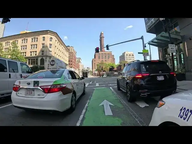 Video thumbnail for What Does it look like riding a Bike in Boston? Back Bay/Theatre to NORTH STATION a safe, smooth ROUTE?