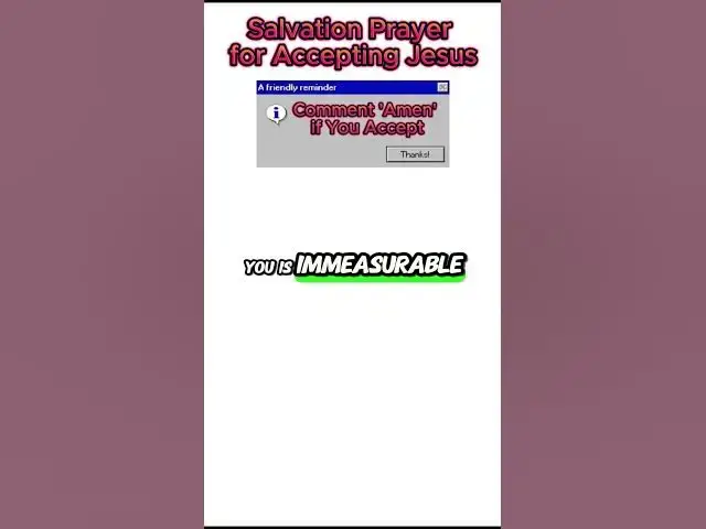 Video thumbnail for WE ALL NEED TO PRAY THIS SALVATION PRAYER - Morning Christian Motivation Today