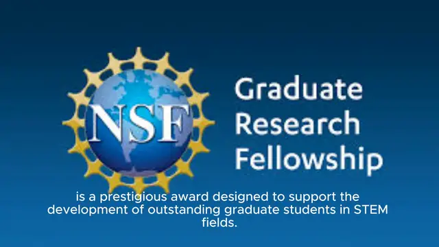 Video thumbnail for NFS Graduate Research Fellowship
