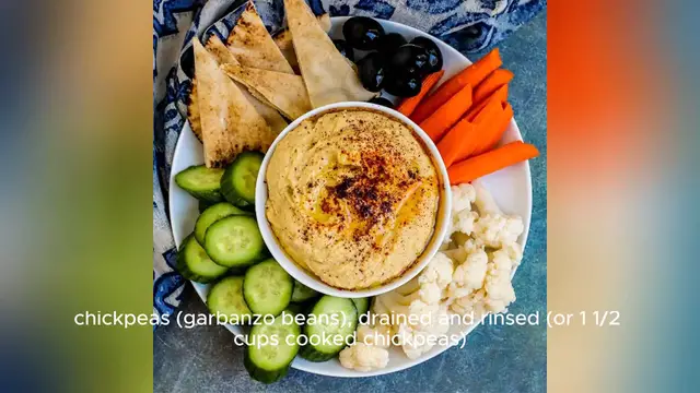 Video thumbnail for humus recipe