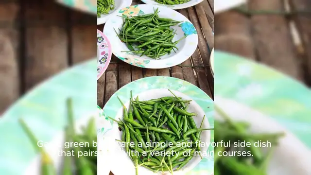 Video thumbnail for green bean recipe
