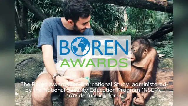 Video thumbnail for Boren Awards for International Study