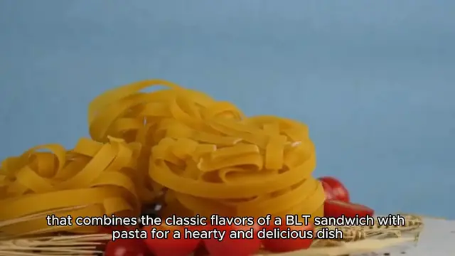 Video thumbnail for blt salad recipe pasta