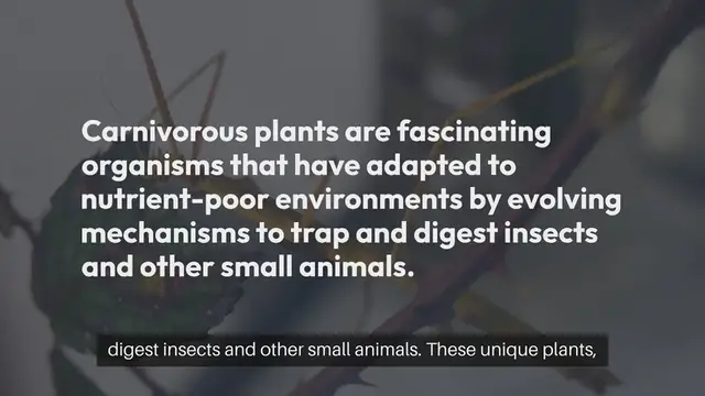 Video thumbnail for All About Carnivorous Plants