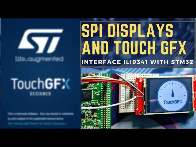Video thumbnail for How to set up TouchGFX with SPI Displays || ILI9341