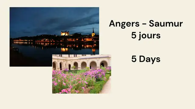 'Video thumbnail for Saumur - Angers - 5 jours - 5 Days'