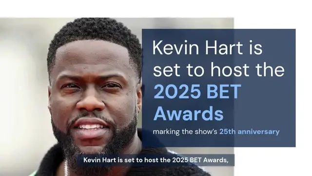 Video thumbnail for Kevin Hart to Host 2025 BET Awards