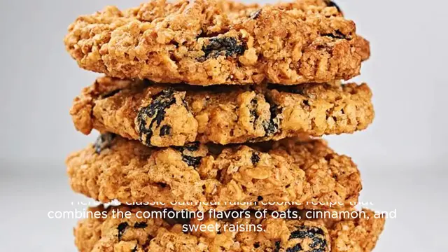 Video thumbnail for oatmeal raisin cookie recipe