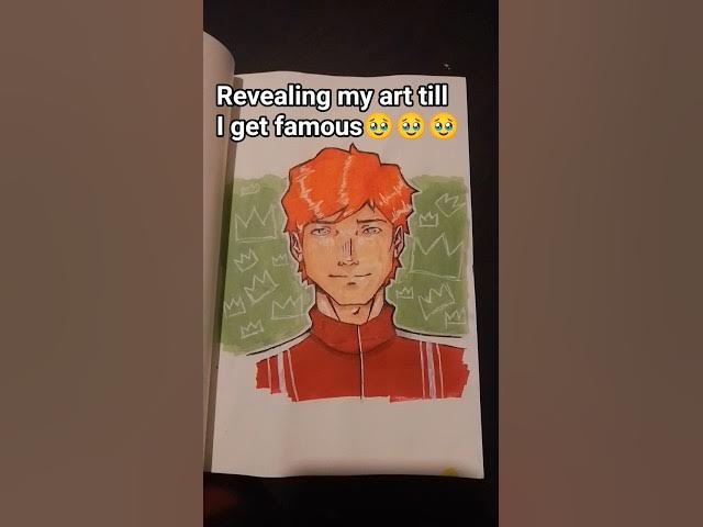 Video thumbnail for Revealing my art until I'm famous #art #artist #shorts #trend #viral #fypviralシ #drawing