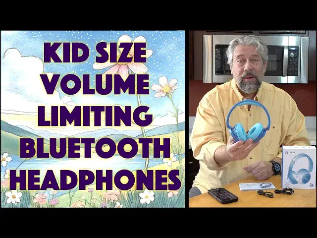 'Video thumbnail for iClever BTH22 Kids Bluetooth Headphones -- DEMO & REVIEW'
