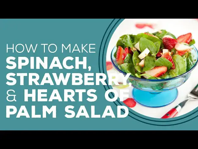 Video thumbnail for Blast from the Past: Spinach, Strawberry, and Hearts of Palm Salad Recipe | Healthy Salad Ideas