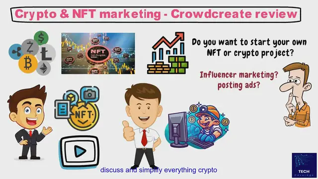 'Video thumbnail for Improve Crypto and NFT Marketing with Crowdcreate'