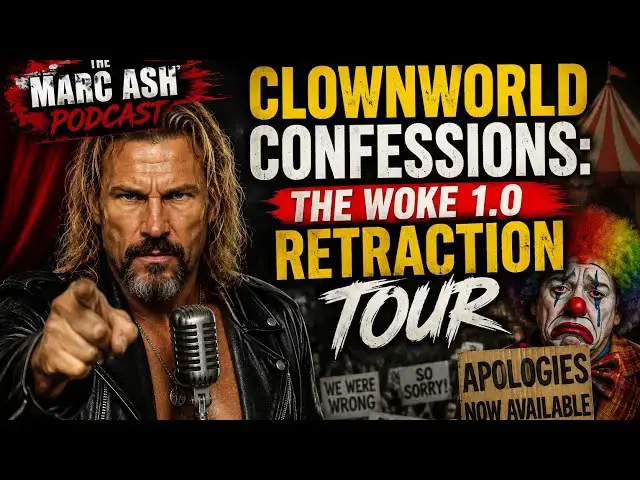 Video thumbnail for Marc Ash Podcast Ep 71 / CLOWNWORLD CONFESSIONS: THE WOKE 1.0 RETRACTION TOUR