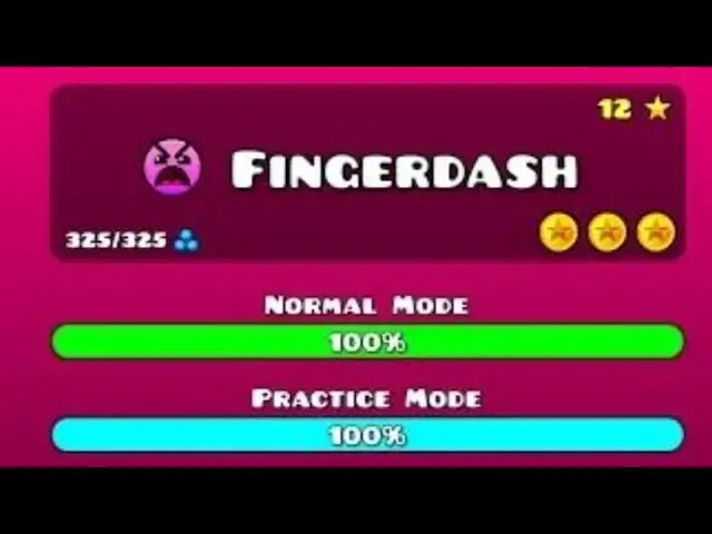 Video thumbnail for The New  2.2 Level I  Sdslayer100 FINGEDASH updated geometry dash.