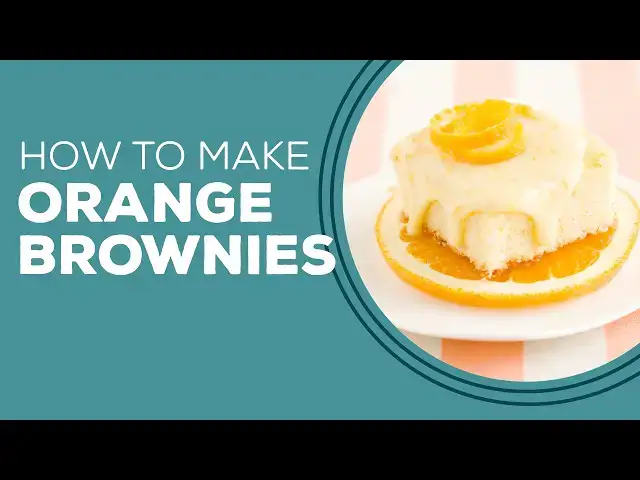 Video thumbnail for Blast from the Past: Orange Brownies with Orange Cream Cheese Frosting Recipe