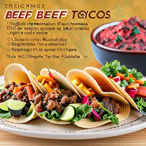 Video thumbnail for Beef Tacos with Homemade Seasoning and Fresh