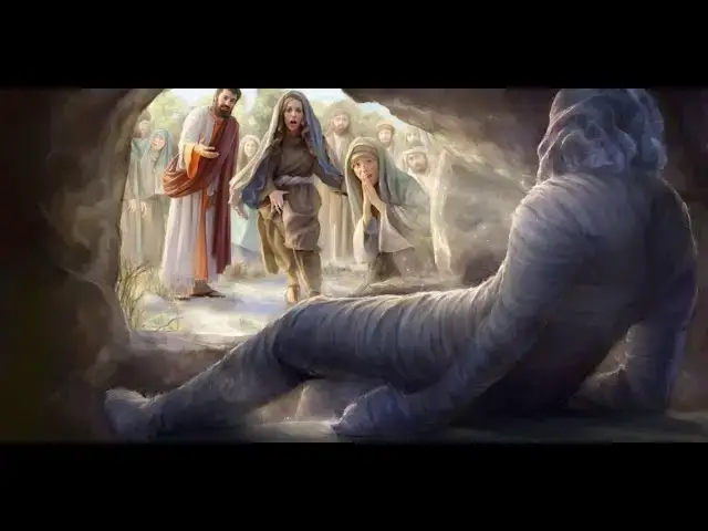 Video thumbnail for Jesus Raises Lazarus From the Dead