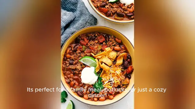Video thumbnail for basic chili recipe