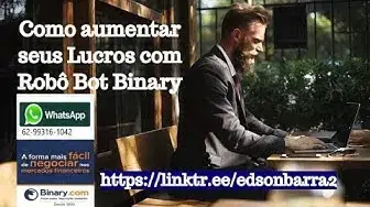 Video thumbnail for Como aumentar seus Lucros com Robô Bot Binary Differ LDP juros compostos