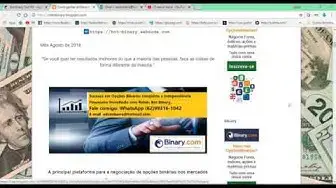 Video thumbnail for Informações para aqueles que deseja adquirir o kit de Bots Binary