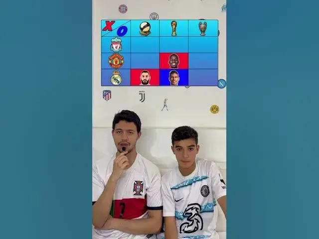'Video thumbnail for Footy Tic-tac-toe #football #liverpool #soccer #tictactoe #realmadrid #manchesterunited #challenge'