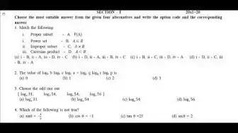 Video thumbnail for 11th Maths Public Exam March 2019 - Model Question Papers - 1 (English Medium) | Team Aspirants