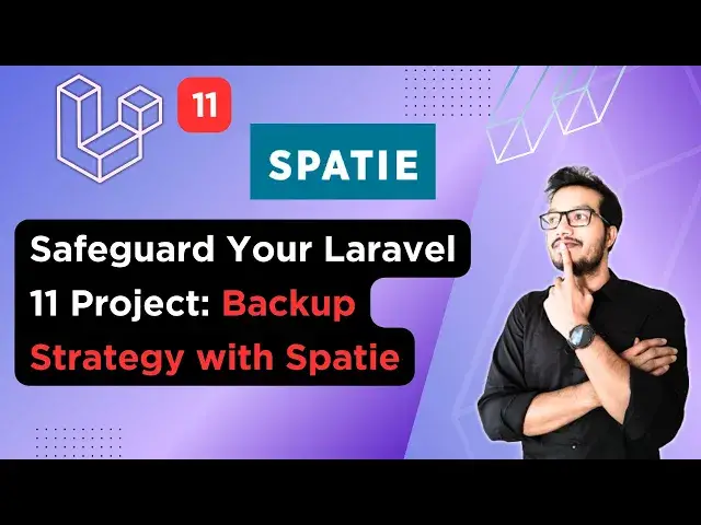 'Video thumbnail for Safeguard Your Laravel 11 Project: Backup Strategy with Laravel Spatie'