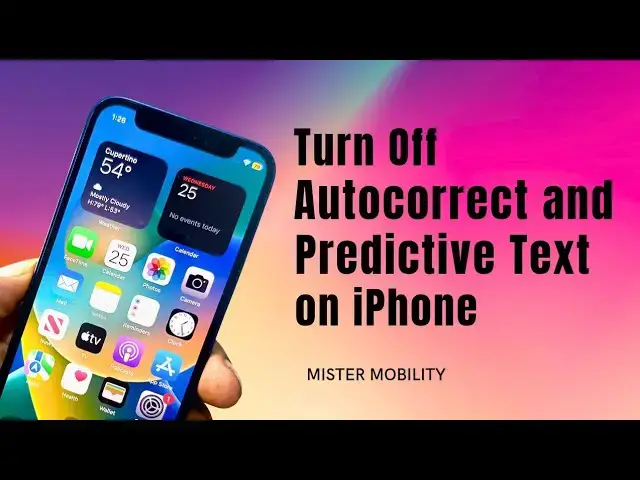 'Video thumbnail for How To Turn Off AutoCorrect On iPhone | How To Disable Predictive Text in iPhone'