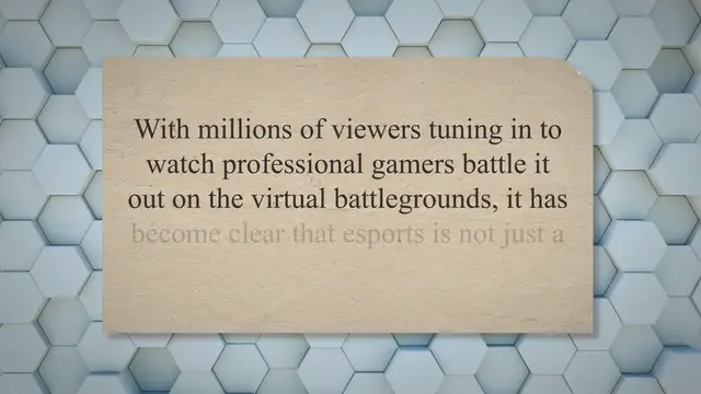 Video thumbnail for The Rise of Esports