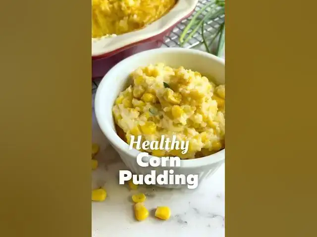 'Video thumbnail for Healthy Corn Pudding | Easy Holiday Side Dish 🌽 #shorts'